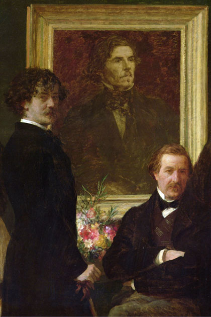 Fantin-Latour, Manet, Baudelaire : L’hommage à Delacroix 
